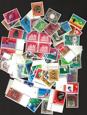 ** - Kl. Partie FRANKTURWARE Schweiz, - Briefmarken und Ansichtskarten