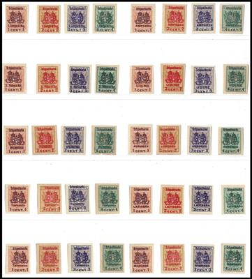 (*) - Österr. Ortspostmarken 1918, - Briefmarken und Ansichtskarten