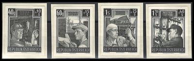 (*) - Partie Schwarzdrucke, - Briefmarken und Ansichtskarten