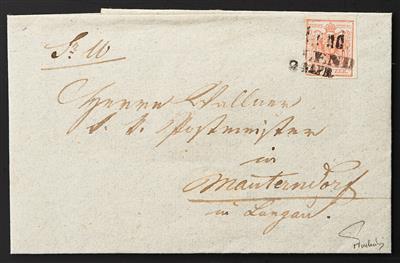 ö Ausgabe 1850 Poststück - 1854 "Lend" - Francobolli