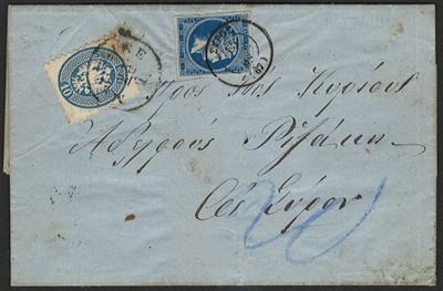 ö levante Poststück - 1867 Brief von - Stamps