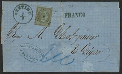 ö levante Poststück - 1874 "RETTIMO/7.9." - Briefmarken und Ansichtskarten