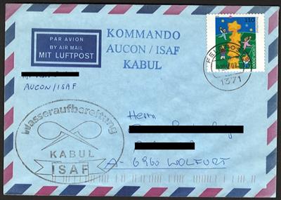 Poststück - Österr. Auslandseinsätze in Afghanistan AUCON ISAF, - Stamps