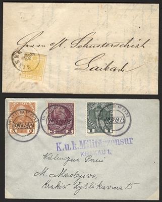 Poststück - Partie Poststücke Österr. Monarchie - Briefmarken und Ansichtskarten