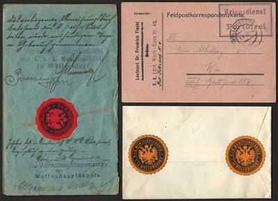 Poststück - Spezialpartie Österr. Feldpost - Briefmarken und Ansichtskarten