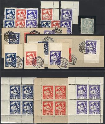 **/*/gestempelt/Briefstück - Partie Botenpost Katschberg, - Stamps