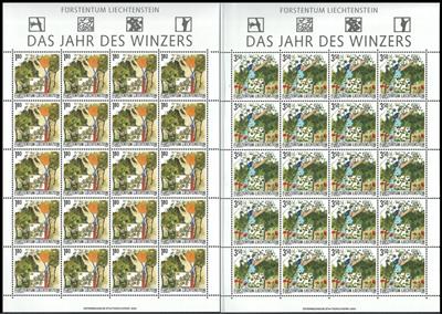 ** - Liechtenstein - div. Kleinbgn. 1957/2005 postfr., - Briefmarken und Ansichtskarten