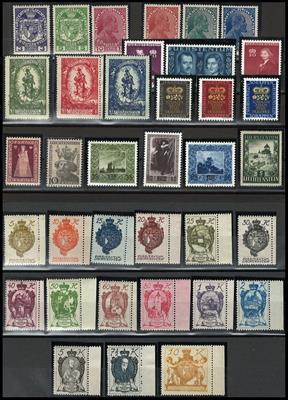 ** - Liechtenstein Nr. 4/9, - Stamps