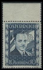 ** - Österr. 10 S DOLLFUSS postfr. Pracht-Oberrandstück - Francobolli