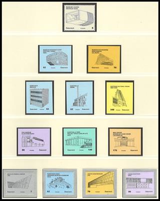 ** - Österr. - EURO - NEUHEITEN (FRANKATURWARE) - Sammlung 2002/2011 in 1 Lindner - Vordruckalbum, - Francobolli