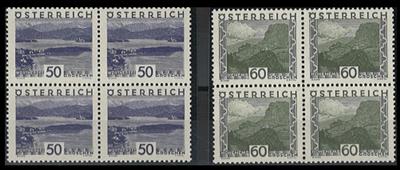 ** - Österr. Gr. Landschaft im postfr. Pracht-Viererbl., - Briefmarken und Ansichtskarten