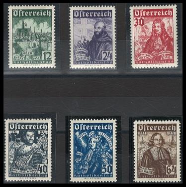 ** - Österr. Katholiken kpl. postfr. einwandfrei, - Briefmarken und Ansichtskarten