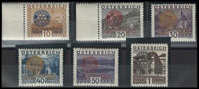 ** - Österr. Rotarier kpl. postfr., - Briefmarken und Ansichtskarten