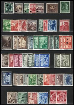 ** - Partie D.Reich meist ab 1938, - Briefmarken und Ansichtskarten