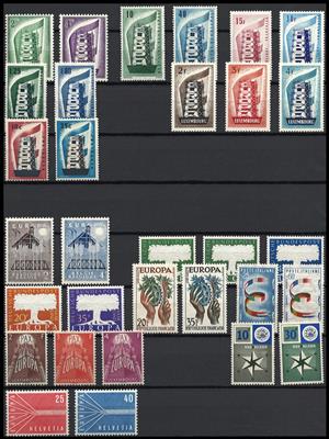 ** - Sammlung Europ - Gemeinschaftsausg. CEPT ca. 1958/2006, - Stamps
