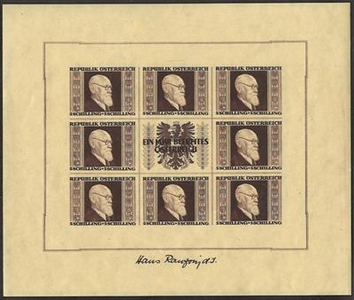 ** - Sammlung Österreich 1945/1967, - Briefmarken und Ansichtskarten