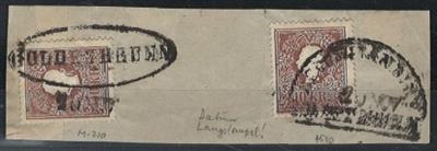 Briefstück - Österr. - Abstempelungen - Briefmarken und Ansichtskarten
