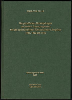 Literatur: Wilhelm Klein - Band I und II in Schuber, - Známky