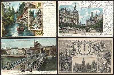 Poststück - Ansichtskarten Deutschland  - (ca. 120), - Stamps