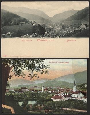 Poststück - Ansichtskarten Steiermark (ca. 150), - Známky