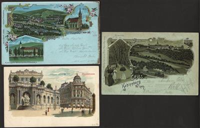 Poststück - Ansichtskarten Wien, - Stamps