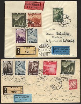 Poststück/Briefstück - Partie Poststücke "Ostmark " u.a. mit Flugpost 1938, - Francobolli