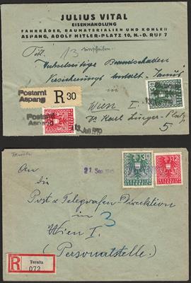 Poststück - Österr. 1945 - STEMPELPROVISORIUM von TERNITZ, - Briefmarken und Ansichtskarten