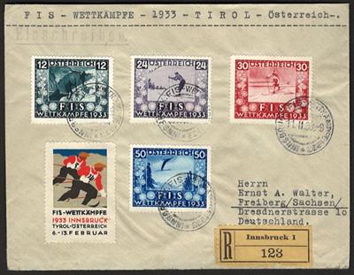Poststück - Österr. - FIS I mit entsprechendem - Stamps