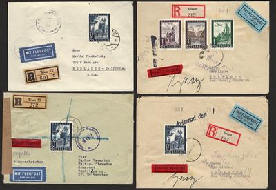 Poststück - Österr. - Partie Poststücke - Briefmarken und Ansichtskarten