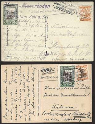 Poststück - Partie Botenpost Moserboden, - Briefmarken und Ansichtskarten