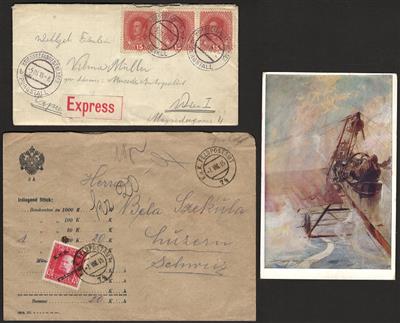 Poststück - Partie Poststücke Österr. Monarchie - Briefmarken und Ansichtskarten