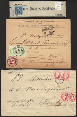 Poststück - Partie Poststücke Österr. Monarchie ab Ausg. 1850, - Známky