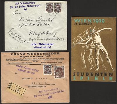 Poststück - Partie Poststücke "Ostmark" u.a. mit Sonderstpl., - Briefmarken und Ansichtskarten