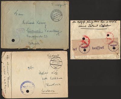 Poststück - Reichh. Partie Feld- und Zivilpost II. WK, - Stamps