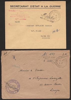 Poststück - Sammlung Franzöische Feldpost in Österr. aus 1945/1953, - Známky