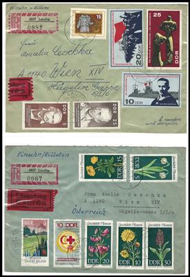 Poststück - Sammlung Schmuck FDCs Niederlande 1952/1964 u. mod. DDR FDCs, - Francobolli