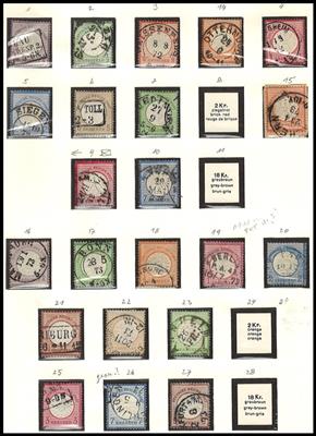 .gestempelt - D.Reich, - Stamps and postcards