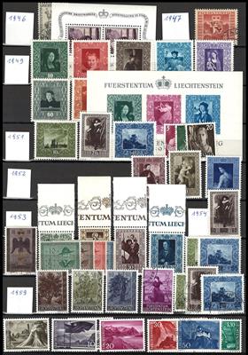 .gestempelt/*/** - Partie Dubl. Liechtenstein mit div. Deutschland ab D.Reich u. Schweiz, - Stamps and postcards
