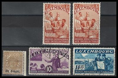 .gestempelt/*/** - Partie Luxemburg ab 1852, - Stamps and postcards