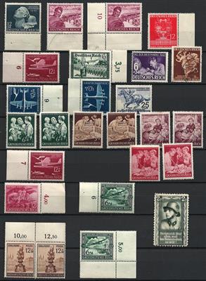 **/*/gestempelt - Partie Österr. u. D.Reich, - Stamps and postcards