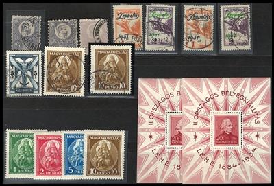 .gestempelt/*/** - Partie Ungarn ab ca.1871, - Stamps and postcards