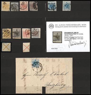 .gestempelt/*/**/Poststück - Österr. - Sammlung  1850/1937, - Stamps and postcards