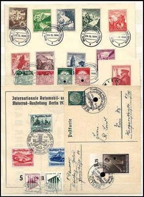 .gestempelt/*/** - Sammlung D.Reich ab 1872, - Briefmarken und Ansichtskarten