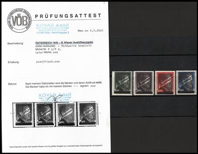**/gestempelt - Sammlung Österr. 1945/1974, - Briefmarken und Ansichtskarten