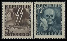 ** - Österr. 1946 - BLITZ/TOTENKOPF, - Stamps and postcards