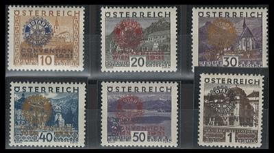 ** - Österr. Rotarier kpl. postfr., - Stamps and postcards