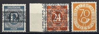 **/*/(*) - Sammlung BRD mit etwas Bizone, - Stamps and postcards