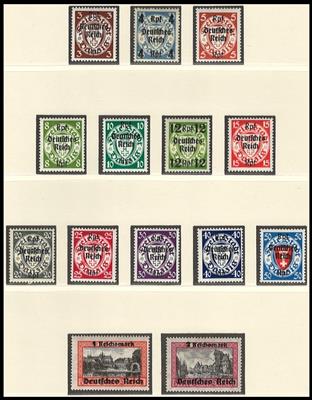 **/* - Sammlung D.Reich 1938/1945, - Stamps and postcards