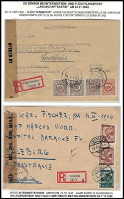 Poststück/Briefstück - Interess. Partie - Stamps and postcards