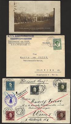 Poststück/Briefstück - Partie Österr. Feld- und - Stamps and postcards